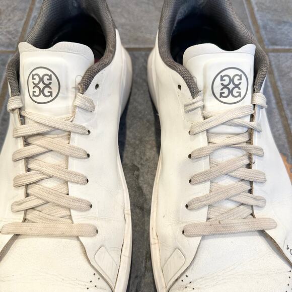 G/FORE Men's G.112 Golf Ops Shoes Lace-Up Low Top Spikeless Sneakers, White - Picture 3 of 11